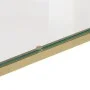 Mesa consola acero inoxidable dorado y vidrio templado by vidaXL, Side tables - Ref: Foro24-350010, Price: 149,65 €, Discount: %