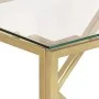 Goldener Konsolentisch aus Edelstahl und gehärtetem Glas von vidaXL, Seitentische - Ref: Foro24-349994, Preis: 152,62 €, Raba...