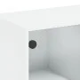 Aparador alto con puertas madera ingeniería blanco 68x37x109 cm de vidaXL, Aparadores - Ref: Foro24-3295850, Precio: 115,17 €...