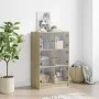 Tall sideboard with Sonoma oak wood doors 68x37x109 cm by vidaXL, Sideboards - Ref: Foro24-3295852, Price: 112,20 €, Discount: %