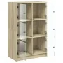 Tall sideboard with Sonoma oak wood doors 68x37x109 cm by vidaXL, Sideboards - Ref: Foro24-3295852, Price: 112,20 €, Discount: %