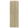 Aparador alto con puertas madera roble Sonoma 68x37x109 cm