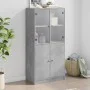 Tall sideboard with concrete gray wood doors 68x37x142 cm by vidaXL, Sideboards - Ref: Foro24-3295867, Price: 145,81 €, Disco...