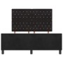 Estructura de cama con cabecera Negro 140 x 200 cm Terciopelo