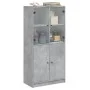 Tall sideboard with concrete gray wood doors 68x37x142 cm by vidaXL, Sideboards - Ref: Foro24-3295867, Price: 145,81 €, Disco...