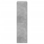 Aparador alto con puertas madera gris hormigón 68x37x142 cm de vidaXL, Aparadores - Ref: Foro24-3295867, Precio: 148,52 €, De...