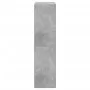 Tall sideboard with concrete gray wood doors 68x37x142 cm by vidaXL, Sideboards - Ref: Foro24-3295867, Price: 145,81 €, Disco...