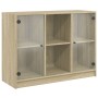 Aparador madera de ingeniería roble Sonoma 102x37x75,5 cm de vidaXL, Aparadores - Ref: Foro24-3295873, Precio: 97,49 €