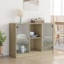Aparador madera de ingeniería roble Sonoma 102x37x75,5 cm de vidaXL, Aparadores - Ref: Foro24-3295873, Precio: 97,49 €