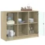 Sideboard aus Sonoma-Eichenholzwerkstoff, 102 x 37 x 75,5 cm von vidaXL, Sideboards - Ref: Foro24-3295873, Preis: 96,97 €, Ra...