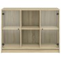 Sideboard aus Sonoma-Eichenholzwerkstoff, 102 x 37 x 75,5 cm von vidaXL, Sideboards - Ref: Foro24-3295873, Preis: 97,05 €, Ra...