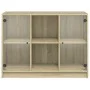 Sideboard aus Sonoma-Eichenholzwerkstoff, 102 x 37 x 75,5 cm von vidaXL, Sideboards - Ref: Foro24-3295873, Preis: 96,97 €, Ra...
