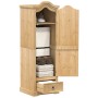 Corona Kleiderschrank aus massivem Kiefernholz 55x52x170 cm von vidaXL, Kleiderschränke - Ref: Foro24-4002765, Preis: 172,61 ...