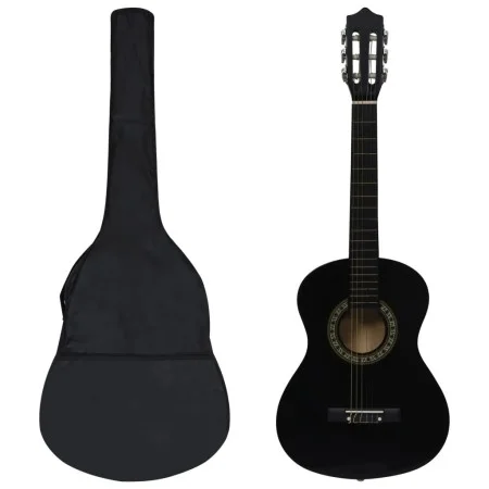 Set de guitarra clásica para principiantes 8 pzas negro 1/2 34" de vidaXL, Guitarras - Ref: Foro24-70127, Precio: 65,01 €, De...