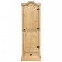 Corona Kleiderschrank aus massivem Kiefernholz 55x52x170 cm von vidaXL, Kleiderschränke - Ref: Foro24-4002765, Preis: 172,61 ...