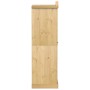 Corona Kleiderschrank aus massivem Kiefernholz 55x52x170 cm von vidaXL, Kleiderschränke - Ref: Foro24-4002765, Preis: 172,61 ...