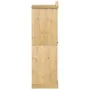 Corona Kleiderschrank aus massivem Kiefernholz 55x52x170 cm von vidaXL, Kleiderschränke - Ref: Foro24-4002765, Preis: 170,08 ...