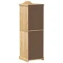 Corona Kleiderschrank aus massivem Kiefernholz 55x52x170 cm von vidaXL, Kleiderschränke - Ref: Foro24-4002765, Preis: 170,08 ...