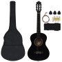 Konzertgitarren-Set für Einsteiger 8-teilig schwarz 1/2 34" von vidaXL, Gitarren - Ref: Foro24-70127, Preis: 66,33 €, Rabatt: %