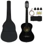 Set de guitarra clásica para principiantes 8 pzas negro 1/2 34" de vidaXL, Guitarras - Ref: Foro24-70127, Precio: 65,01 €, De...