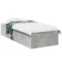 Estructura de cama madera de ingeniería gris hormigón 75x190 cm de vidaXL, Camas y somieres - Ref: Foro24-841989, Precio: 76,...