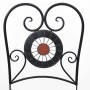 Sillas de bistró plegables 2 uds cerámica terracota y blanco de vidaXL, Sillas de jardín - Ref: Foro24-4003406, Precio: 131,07 €