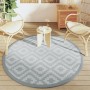 Alfombra de exterior PP gris Ø160 cm de vidaXL, Protectores para exterior - Ref: Foro24-368559, Precio: 38,16 €, Descuento: %