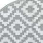 Alfombra de exterior PP gris Ø160 cm de vidaXL, Protectores para exterior - Ref: Foro24-368559, Precio: 38,16 €, Descuento: %