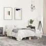 Sonoma oak metal engineered wood bed frame 120x200 cm by vidaXL, Beds and slatted bases - Ref: Foro24-845863, Price: 85,41 €,...