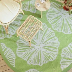Green PP outdoor rug Ø200 cm by vidaXL, Outdoor protectors - Ref: Foro24-368600, Price: 38,30 €, Discount: %