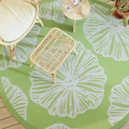 Green PP outdoor rug Ø200 cm by vidaXL, Outdoor protectors - Ref: Foro24-368600, Price: 38,30 €, Discount: %