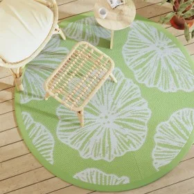 Alfombra de exterior PP verde Ø160 cm de vidaXL, Protectores para exterior - Ref: Foro24-368599, Precio: 24,08 €, Descuento: %