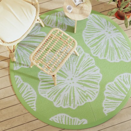 Green PP outdoor rug Ø160 cm by vidaXL, Outdoor protectors - Ref: Foro24-368599, Price: 24,47 €, Discount: %