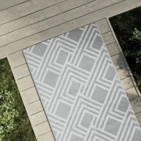 Gray PP outdoor rug 80x250 cm by vidaXL, Outdoor protectors - Ref: Foro24-368565, Price: 27,00 €, Discount: %
