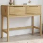 FLORO console table solid brown pine wood 89.5x36.5x73 cm by vidaXL, Side tables - Ref: Foro24-374020, Price: 98,16 €, Discou...