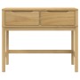 FLORO console table solid brown pine wood 89.5x36.5x73 cm by vidaXL, Side tables - Ref: Foro24-374020, Price: 96,42 €, Discou...