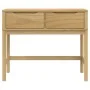 FLORO console table solid brown pine wood 89.5x36.5x73 cm by vidaXL, Side tables - Ref: Foro24-374020, Price: 98,16 €, Discou...