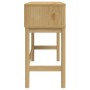FLORO console table solid brown pine wood 89.5x36.5x73 cm by vidaXL, Side tables - Ref: Foro24-374020, Price: 96,42 €, Discou...