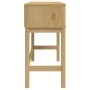 FLORO console table solid brown pine wood 89.5x36.5x73 cm by vidaXL, Side tables - Ref: Foro24-374020, Price: 98,16 €, Discou...