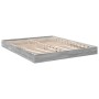 Sonoma-grauer Holzwerkstoff-Bettrahmen 150 x 200 cm von vidaXL, Betten und Lattenroste - Ref: Foro24-842019, Preis: 87,64 €, ...