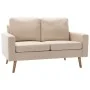 2 seater cream fabric sofa by vidaXL, Sofas - Ref: Foro24-288706, Price: 283,21 €, Discount: %