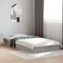 Concrete gray engineered wood bed frame 100x200cm by vidaXL, Beds and slatted bases - Ref: Foro24-842059, Price: 63,39 €, Dis...