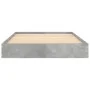 Concrete gray engineered wood bed frame 100x200cm by vidaXL, Beds and slatted bases - Ref: Foro24-842059, Price: 62,59 €, Dis...