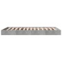 Concrete gray engineered wood bed frame 100x200cm by vidaXL, Beds and slatted bases - Ref: Foro24-842059, Price: 63,39 €, Dis...
