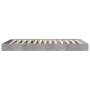 Concrete gray engineered wood bed frame 100x200cm by vidaXL, Beds and slatted bases - Ref: Foro24-842059, Price: 62,59 €, Dis...