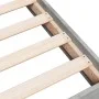 Concrete gray engineered wood bed frame 100x200cm by vidaXL, Beds and slatted bases - Ref: Foro24-842059, Price: 62,59 €, Dis...