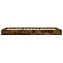 Smoked oak engineered wood bed frame 90x200 cm by vidaXL, Beds and slatted bases - Ref: Foro24-842067, Price: 66,90 €, Discou...