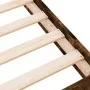 Smoked oak engineered wood bed frame 90x200 cm by vidaXL, Beds and slatted bases - Ref: Foro24-842067, Price: 66,90 €, Discou...