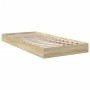 Bettgestell aus Sonoma-Eiche-Holzwerkstoff, 90 x 200 cm von vidaXL, Betten und Lattenroste - Ref: Foro24-842065, Preis: 69,83...