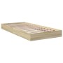 Bettgestell aus Sonoma-Eiche-Holzwerkstoff, 90 x 200 cm von vidaXL, Betten und Lattenroste - Ref: Foro24-842065, Preis: 69,83...